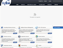 Tablet Screenshot of nexeon-tech.com